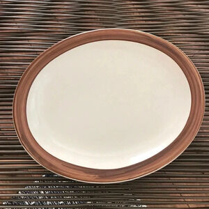 Vintage Restaurant Ware Rego Oval Serving Plate